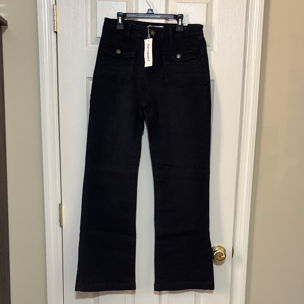 High waist stretchy jeans